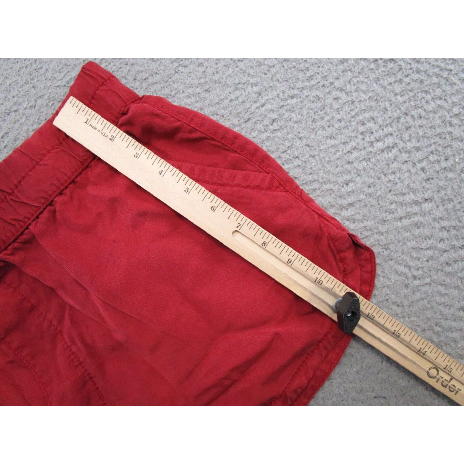 American Eagle Outfitters American Eagle Outfitters Jogger Shorts Red Lyocell Elastic Waist Size L Pockets NEW Size 36" / US 14 / IT 50 - 6 Thumbnail
