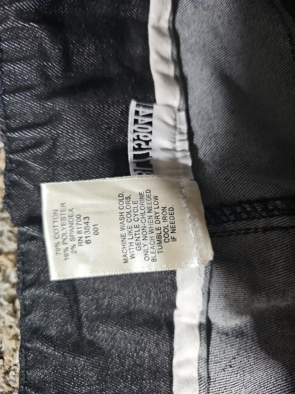 Blair Blair Black Stretch Jeans 18MS 36x30 Size 40" / US 18 - 3 Thumbnail