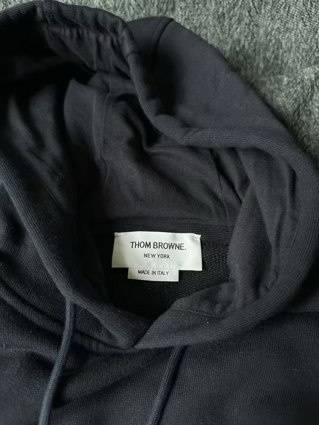Thom Browne Thom Browne Navy Classic Loopback Hoodie Size US M / EU 48-50 / 2 - 3 Thumbnail