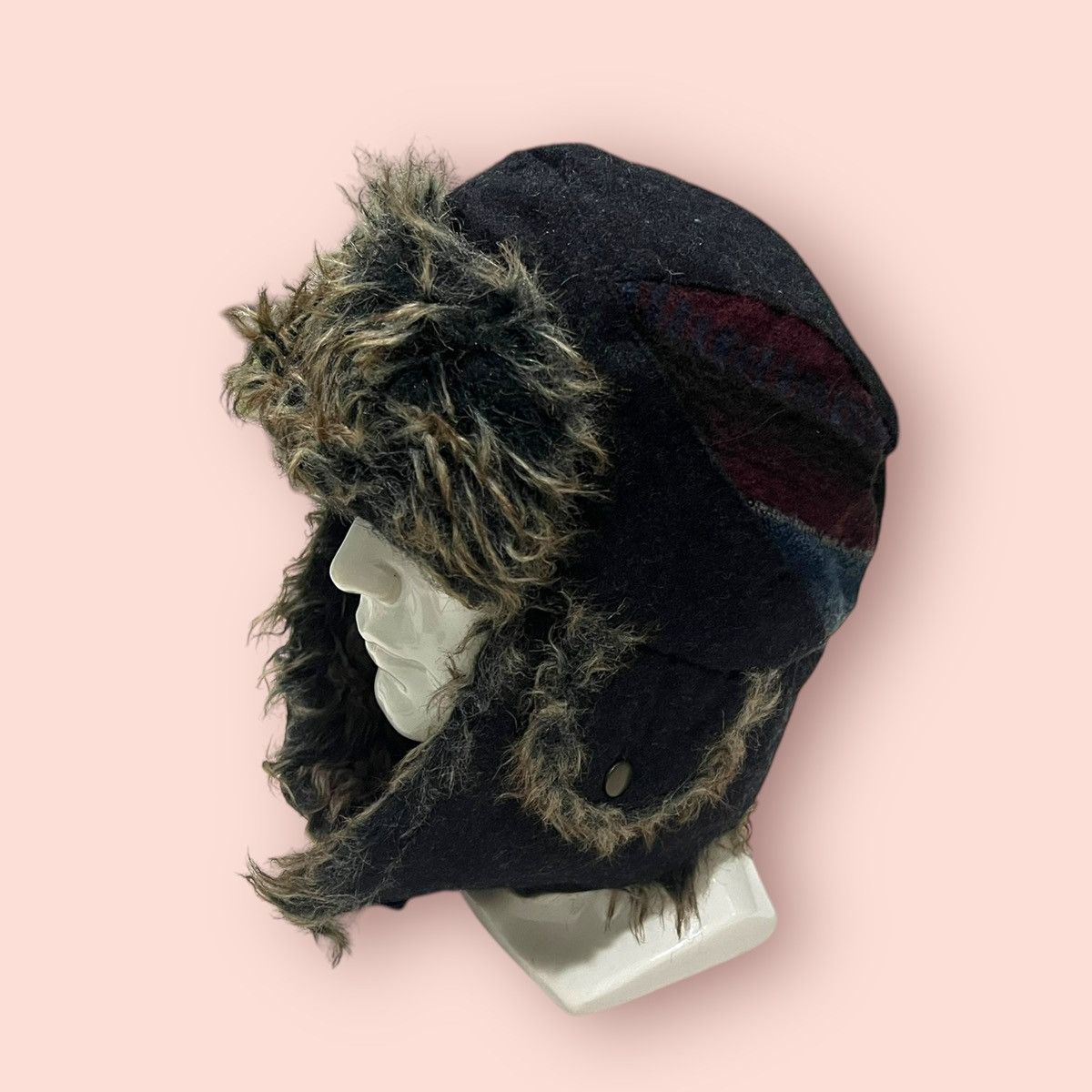 If Six Was Nine × Japanese Brand VINTAGE FAUX FUR TRAPPER HAT ALT BEANIE Size ONE SIZE - 10 Thumbnail