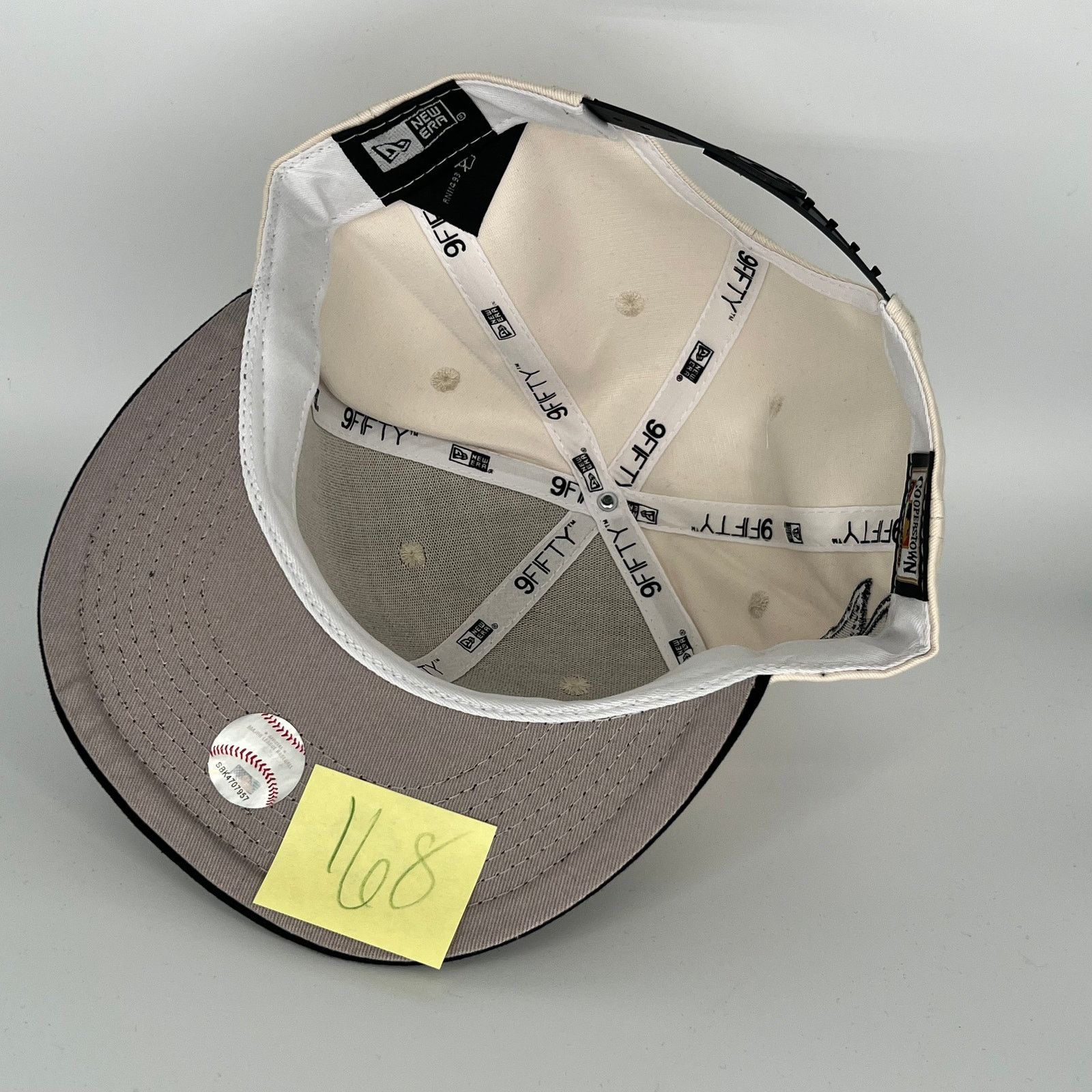 New Era White Black Texas Rangers A.L. Side Patch New Era MLB 9Fifty Size ONE SIZE - 4 Thumbnail