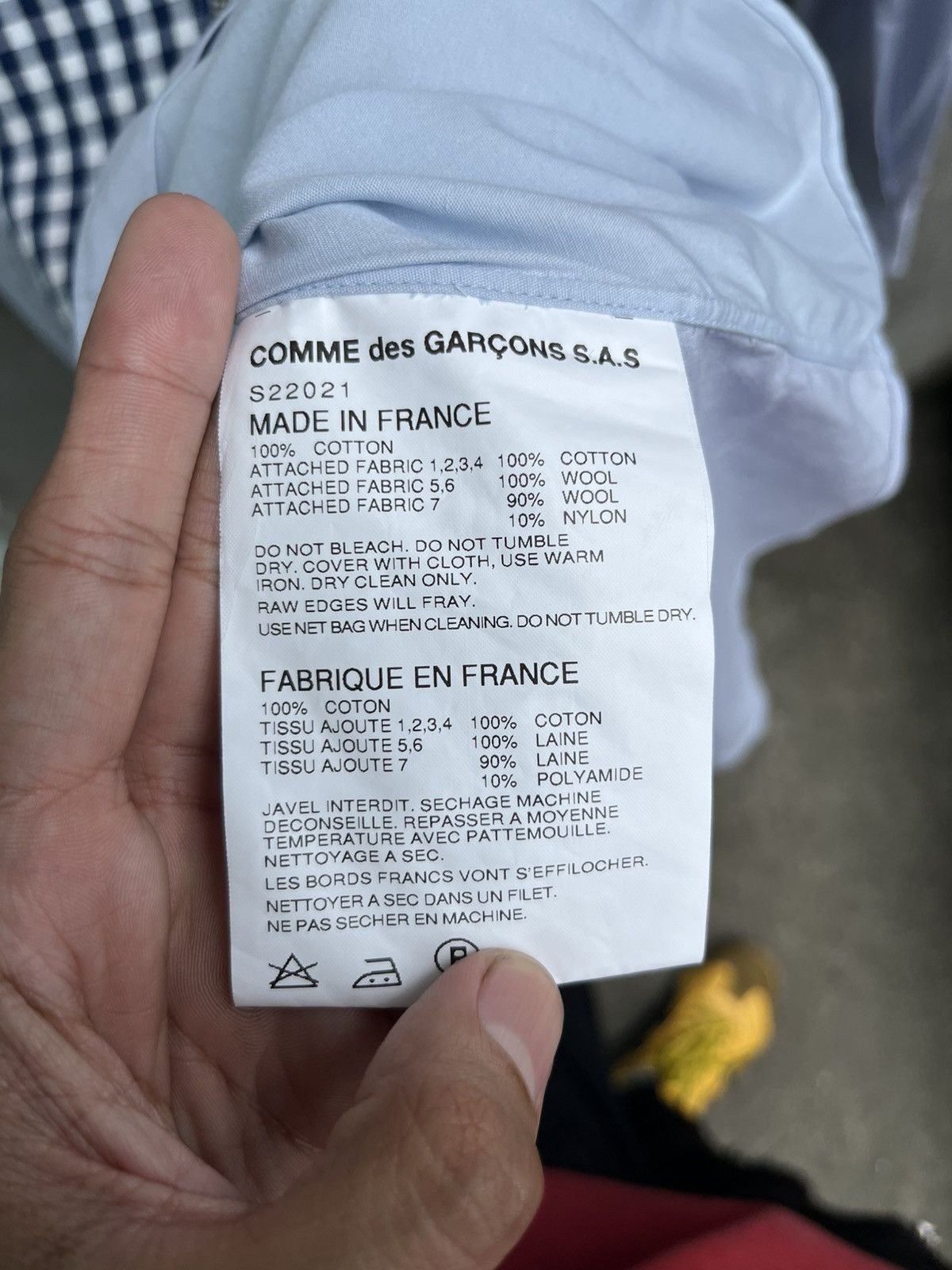 Comme des Garcons SHIRT Face Portrait Patchwork Shirt Size US S / EU 44-46 / 1 - 10 Thumbnail