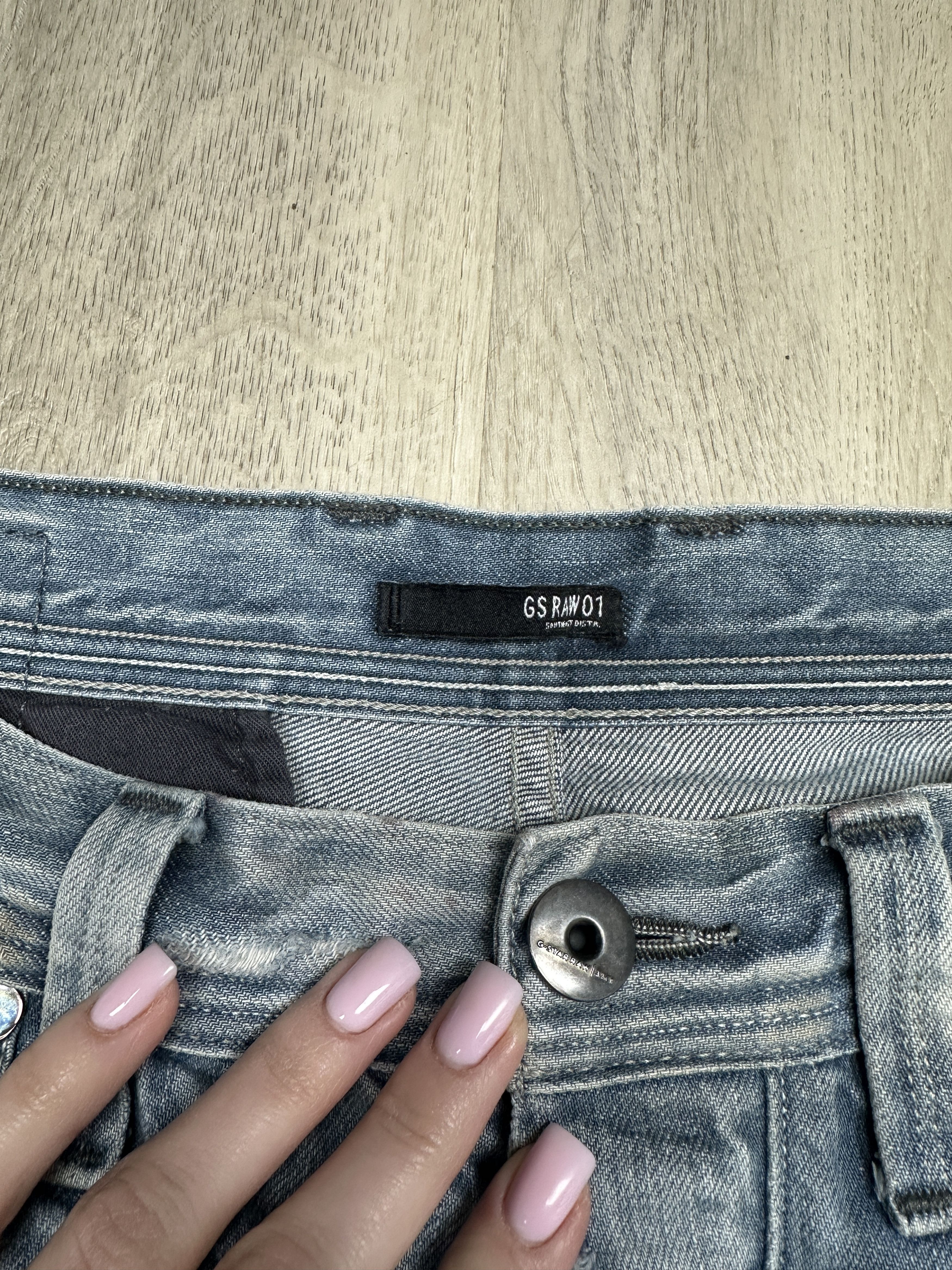 G-Star G Star Raw 3301 Mens Denim Pants Jeans Size US 32 / EU 48 - 8 Thumbnail