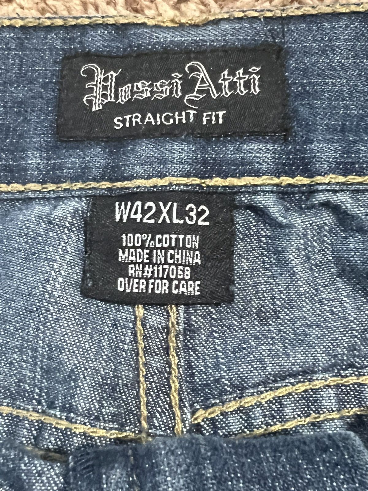 Vintage possi atti 42x32 straight leg jeans Size US 42 / EU 58 - 2 Thumbnail