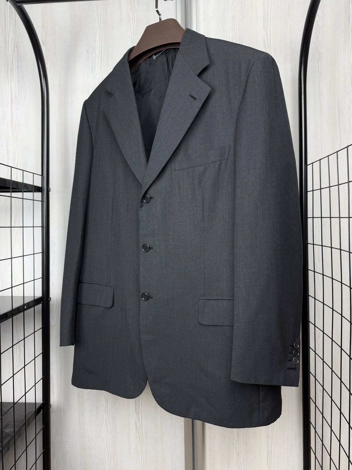 Brioni Brioni Nomentano wool 3 button Dark grey blazer sport coat Size 42R - 5 Thumbnail