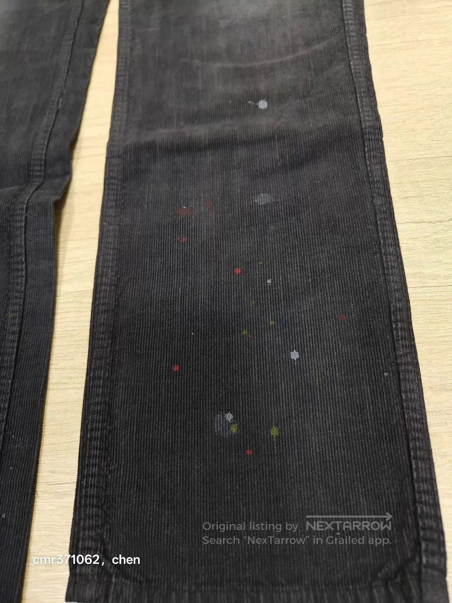 Visvim Black Denim Jeans with Paint Splatter Accents. Size US 34 / EU 50 - 4 Thumbnail