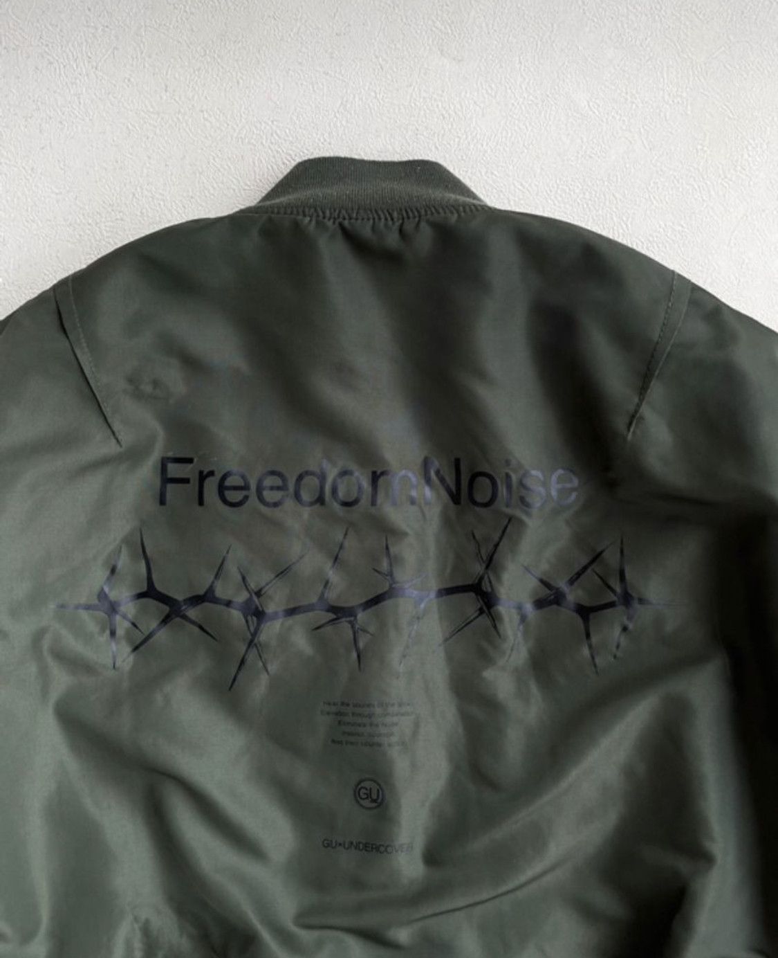 GU × Undercover Gu undercover “Freedom Noise” Bomber jacket Size US S / EU 44-46 / 1 - 3 Thumbnail
