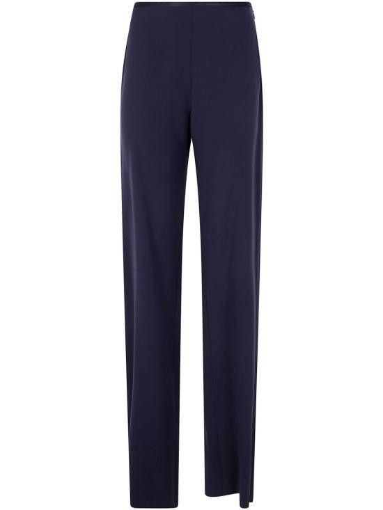 Emporio Armani EMPORIO ARMANI Women Straight Pants EW001145 AF10206UB115 Blue Size 34" / US 12 / IT 48 - 1 Thumbnail