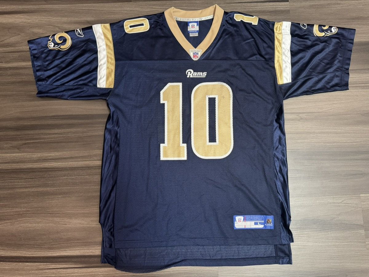 Reebok Reebok St. Louis Rams Marc Bulger 10 NFL Home Jersey Size US L / EU 52-54 / 3 - 1 Thumbnail