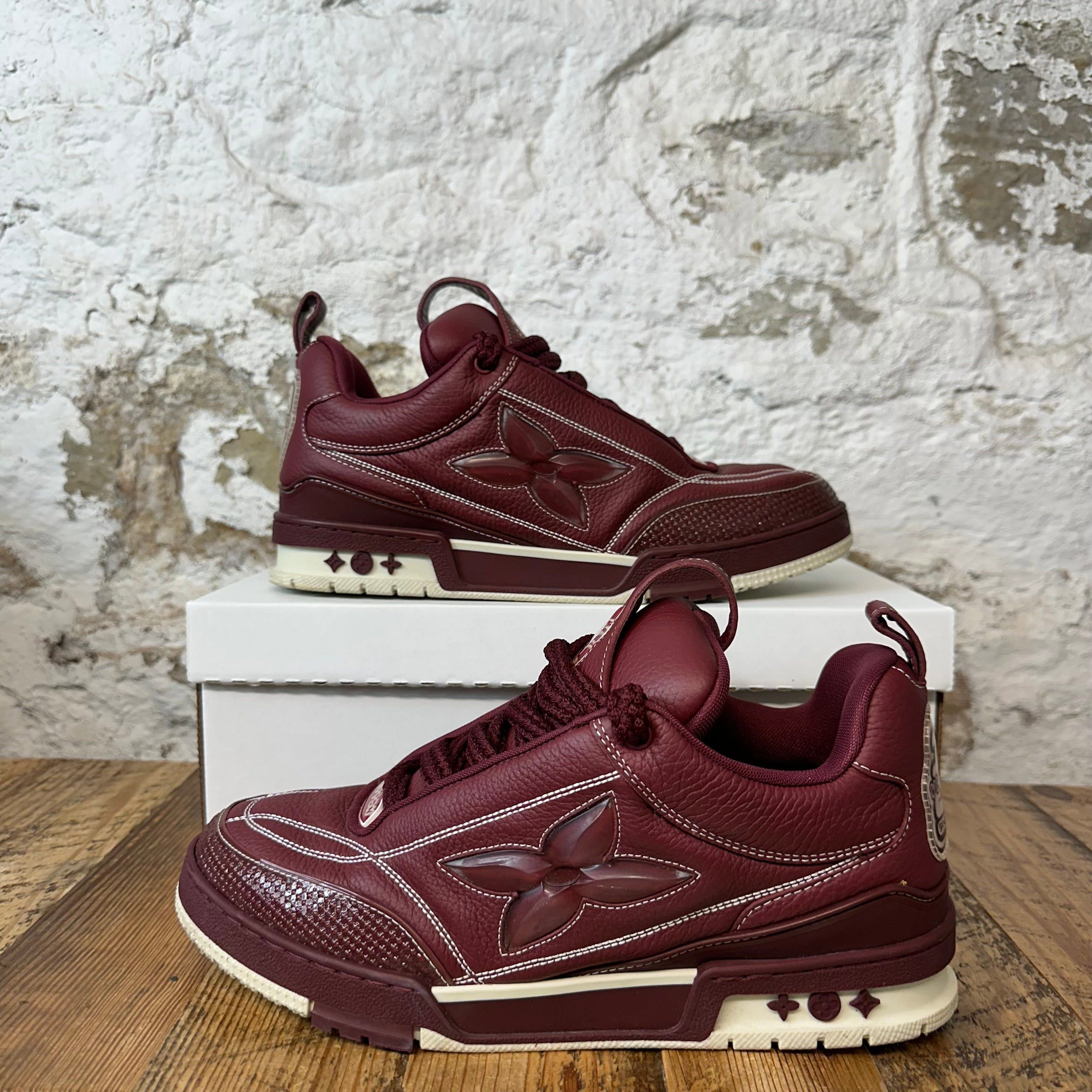 Louis Vuitton Maroon Skate Sneaker Sz 10 (8.5LV)
