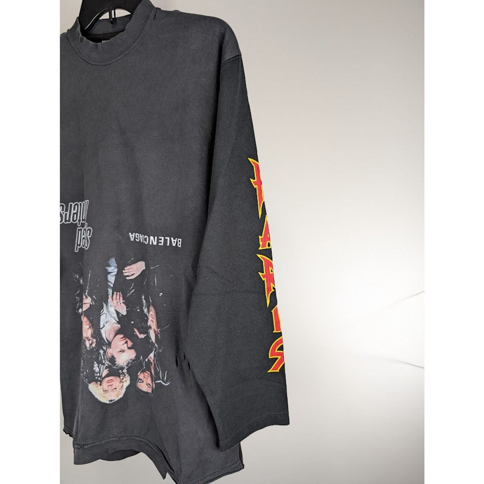 Balenciaga o1rshd1 Speed Hunter Long Sleeve T-Shirt in Black Size US L / EU 52-54 / 3 - 11 Thumbnail