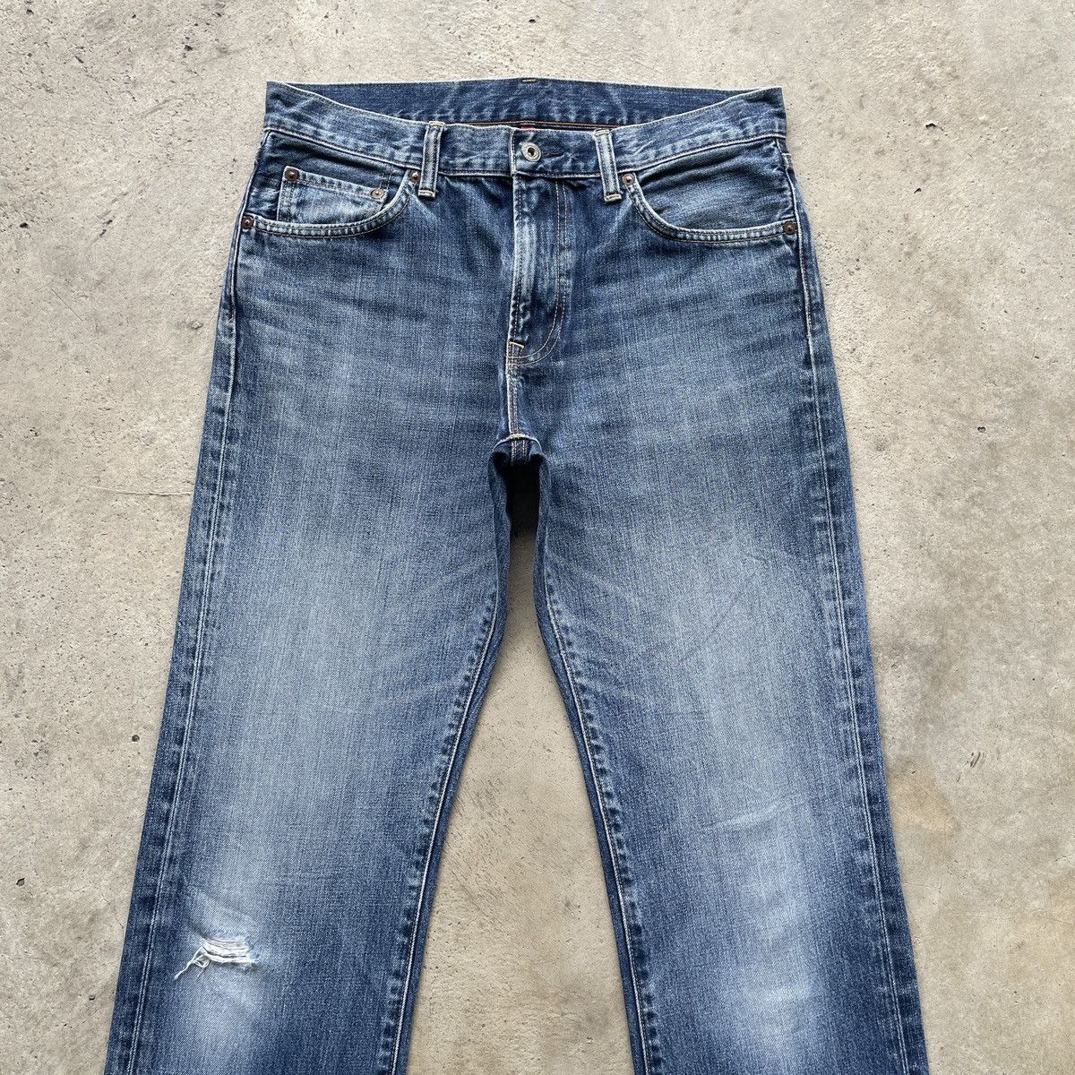 Japanese Brand W32x32.5💥 Vintage Japanese Brand Denim Jeans Pants Faded Size US 32 / EU 48 - 3 Thumbnail