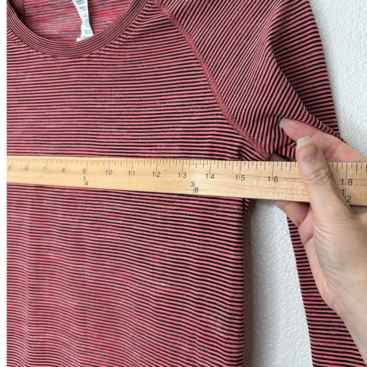 Lululemon Lululemon Dusty Mauve Stripe Long Sleeve Round Neck Shirt 4 Size M / US 6-8 / IT 42-44 - 10 Thumbnail