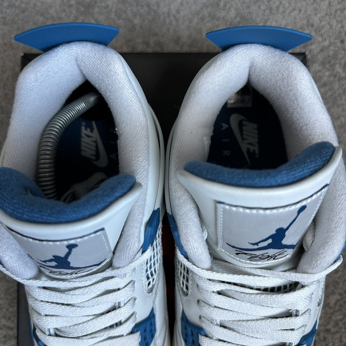Jordan Brand × Nike Air Jordan Retro 4 Military Blue 2024 Release Size US 9 / EU 42 - 4 Thumbnail