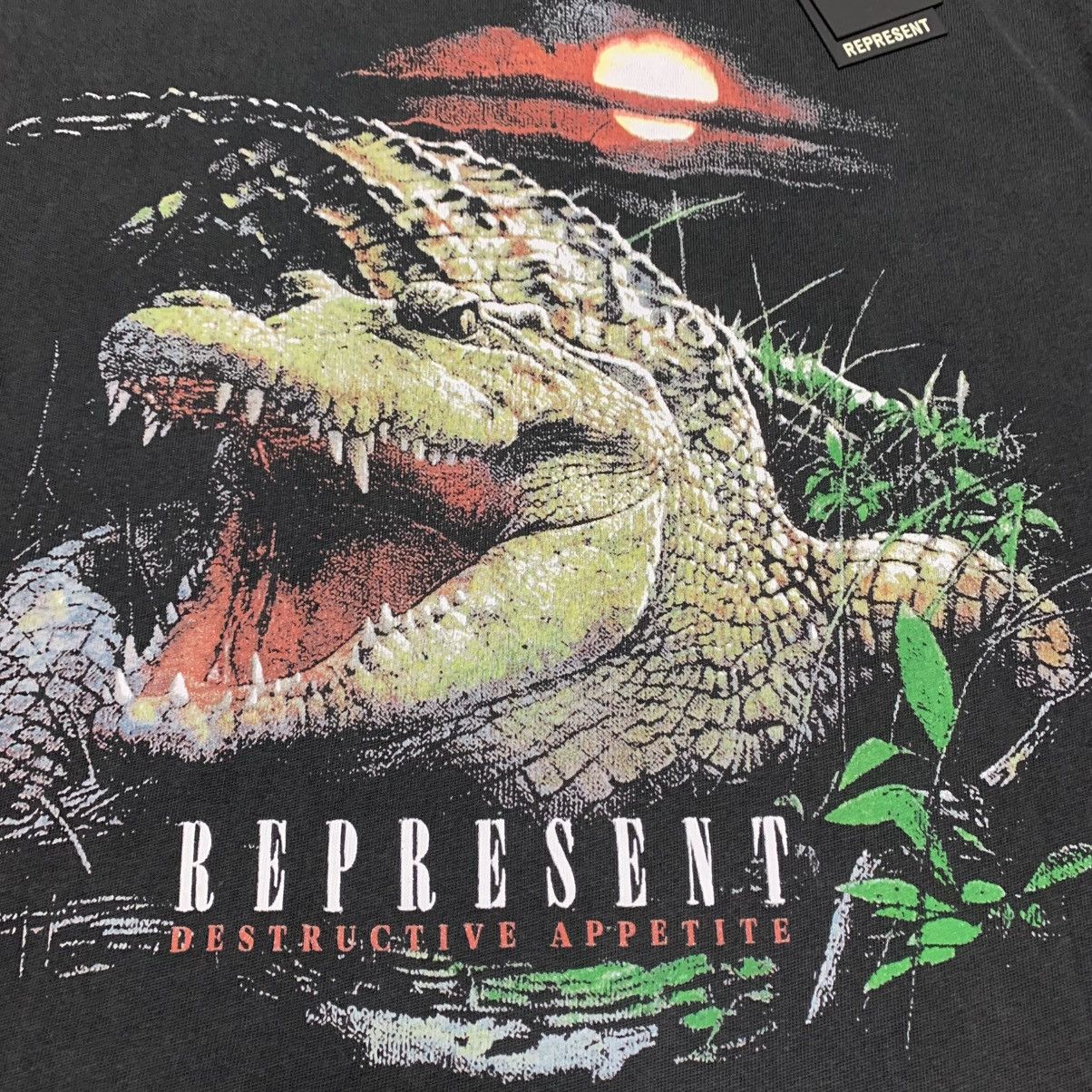Represent Clo. Represent Medium Destructive Appetite Vintage Grey Tee Size US M / EU 48-50 / 2 - 3 Thumbnail