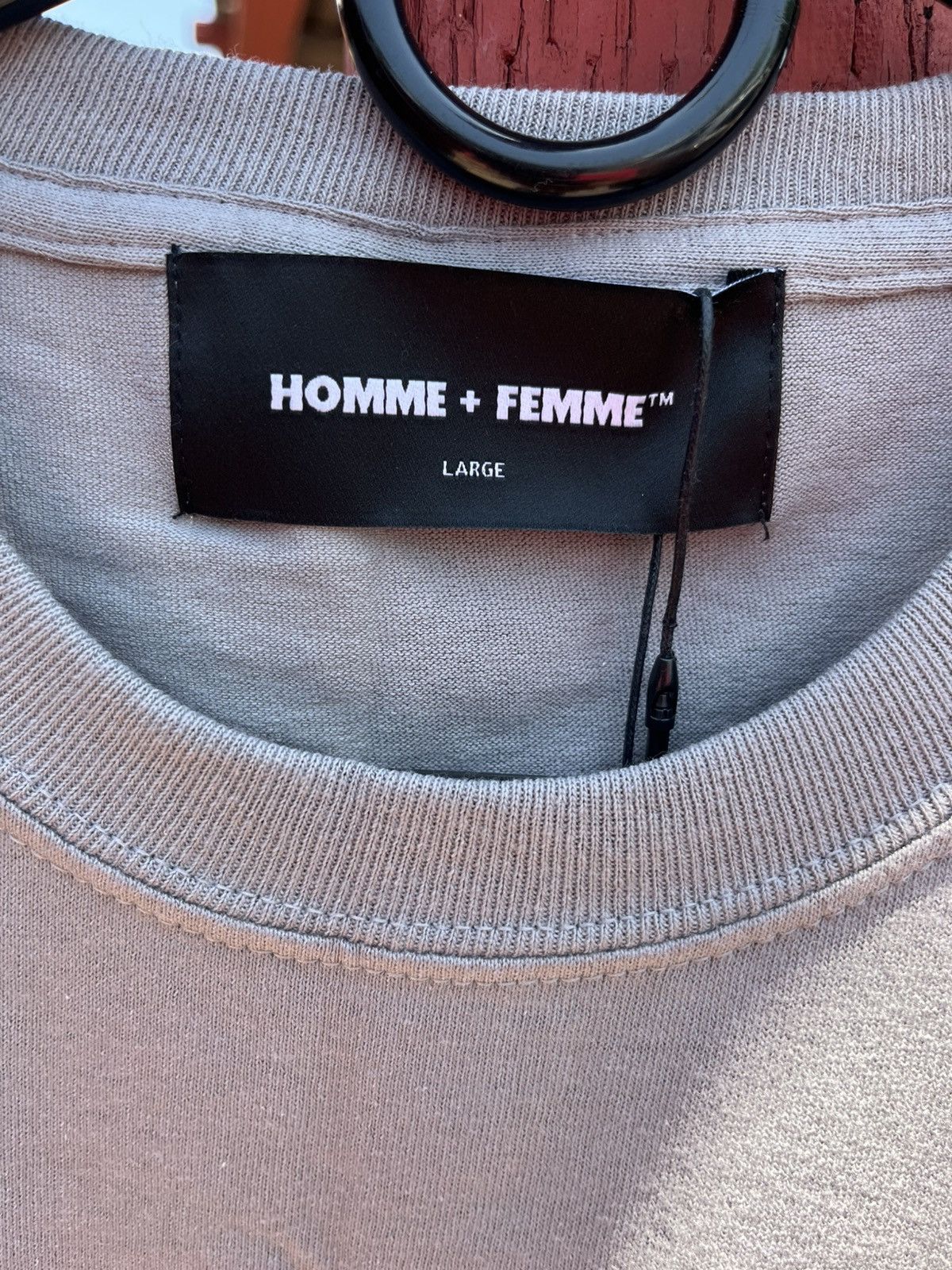 Homme + Femme La HOMME FEMME “Respect” tee Size US L / EU 52-54 / 3 - 4 Thumbnail