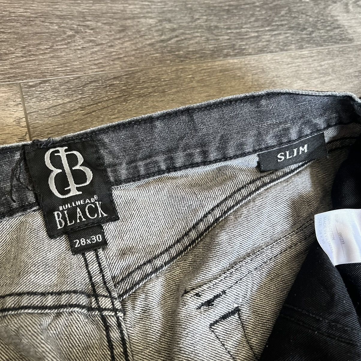 Bullhead Denim Co. Vintage Y2K Bullhead Affliction Style Slim Denim Jeans 28x30 Size US 28 / EU 44 - 11 Thumbnail