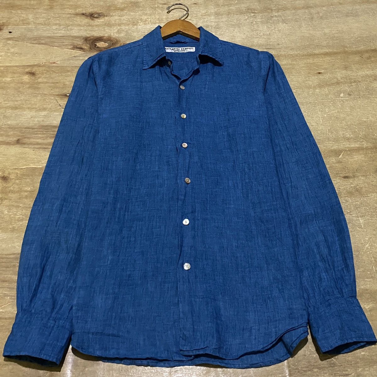Designer × Katharine Hamnett London Katharine hamnett london linen shirt Size US M / EU 48-50 / 2 - 2 Thumbnail