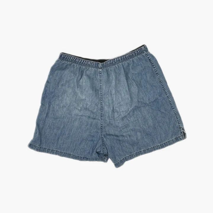 Balenciaga Balenciaga Balenciaga Denim Elastic Waist Shorts for Men - Size US 30 / EU 46 - 2 Thumbnail
