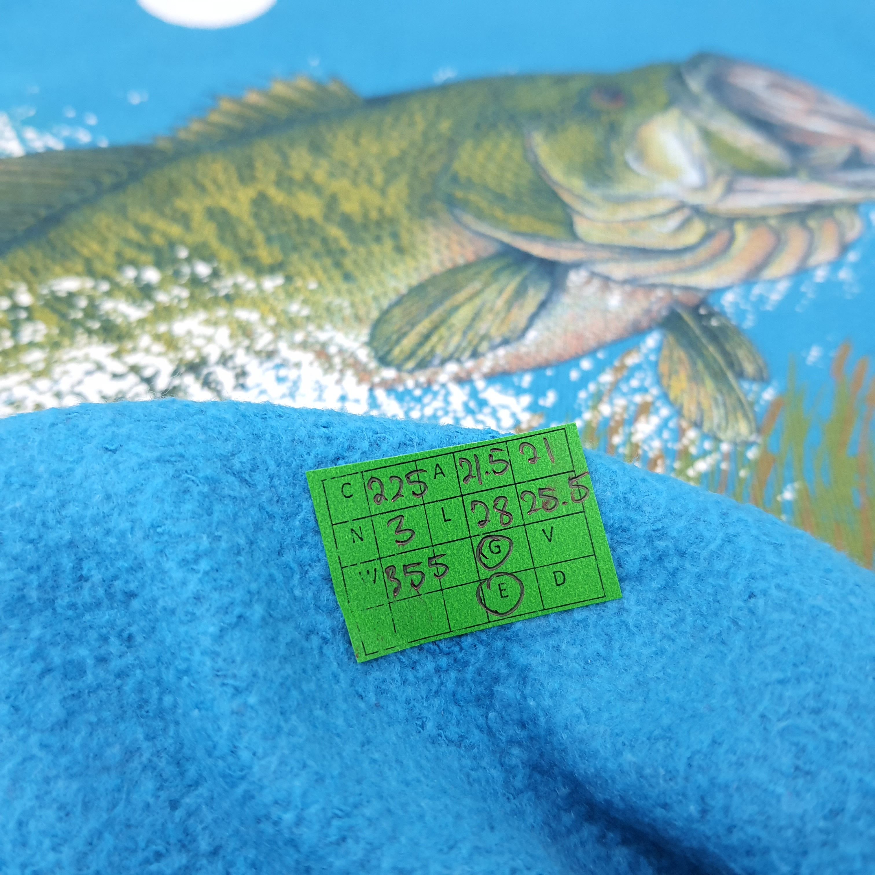 Jerzees Vintage Fishing Art 90s Style Sweatshirt C225N3 Size US M / EU 48-50 / 2 - 6 Thumbnail