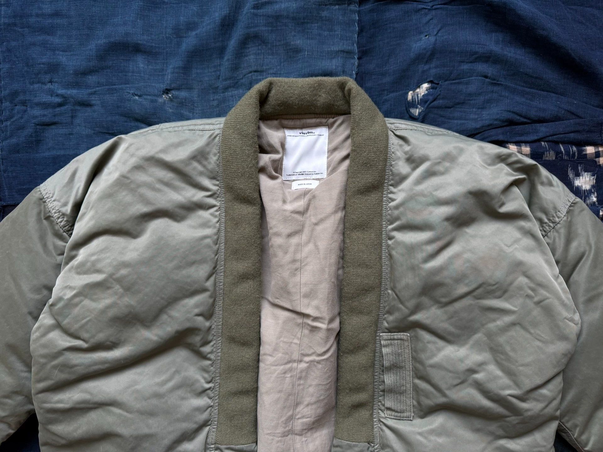 Visvim visvim 16AW Sanjuro Kimono Down Jkt Olive 4 Size US XL / EU 56 / 4 - 4 Thumbnail