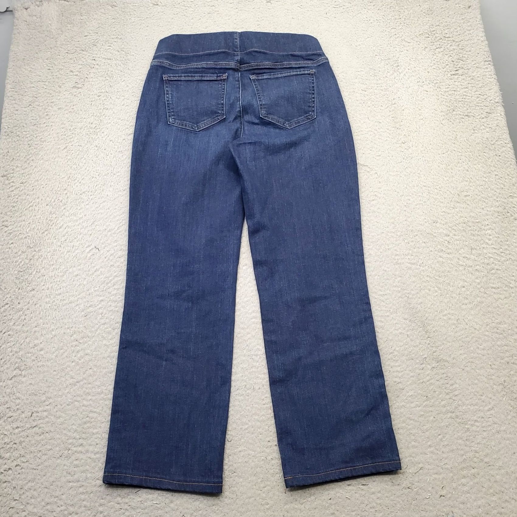 NYDJ NYDJ Womens Jeans 2 Blue Denim Bailey Relaxed Straight Pull On Classic Straight Jeans Womens Size 2 Blue Size 26" / US 2 / IT 38 - 2 Thumbnail