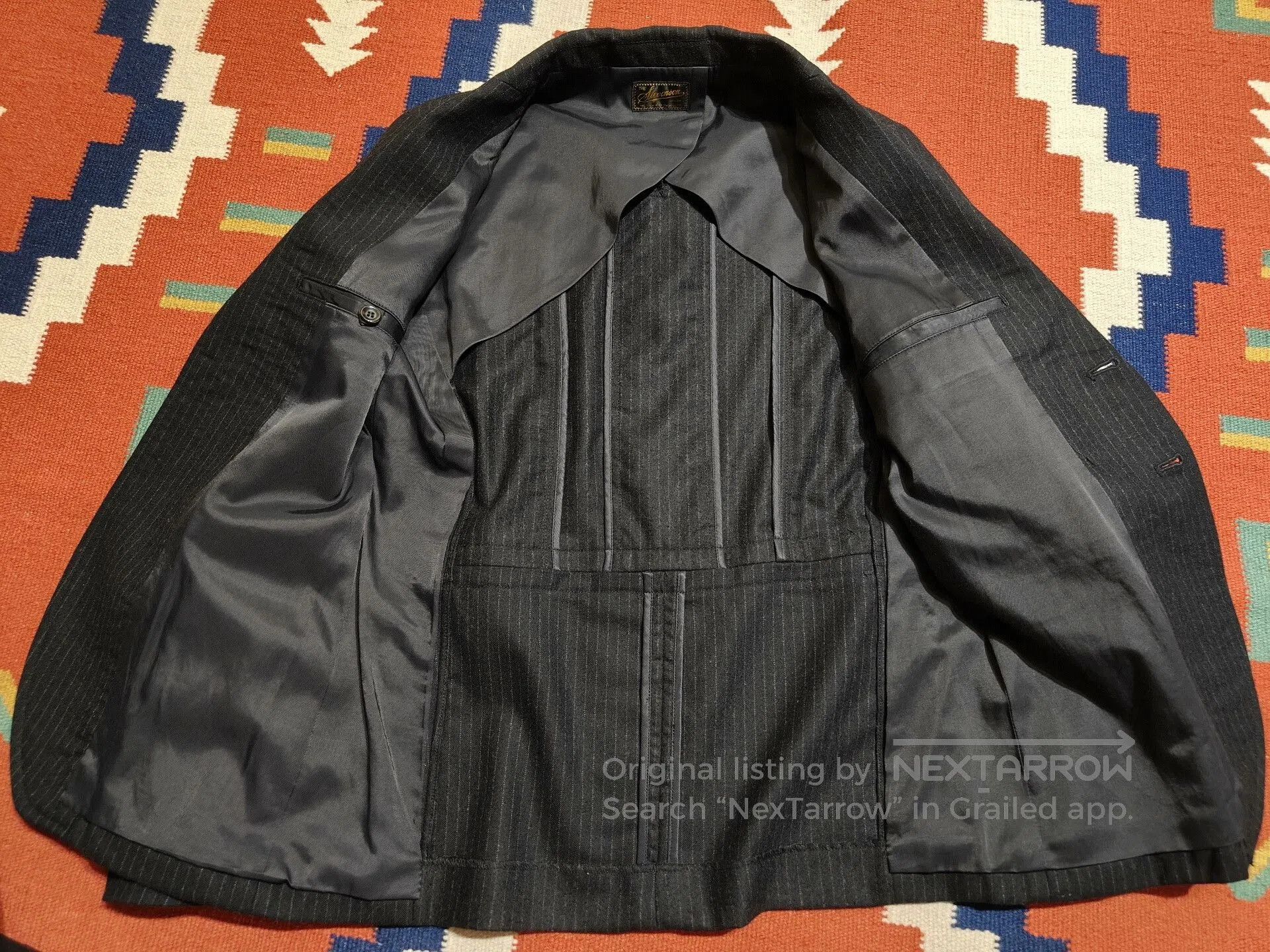 Stevenson Overall Co. Stevenson Men's Vintage Wool Suit Set. Size US M / EU 48-50 / 2 - 2 Thumbnail