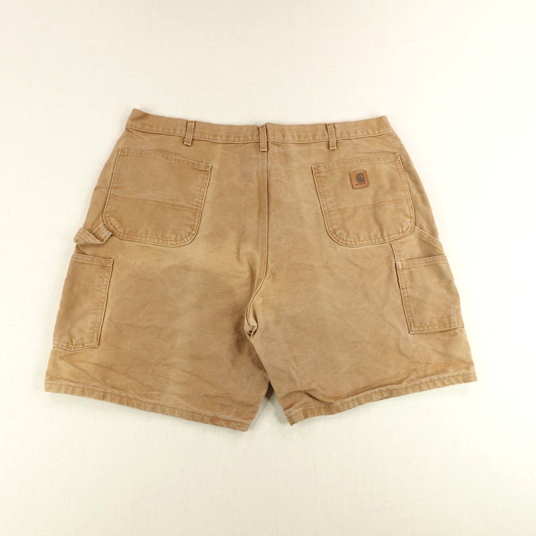 Carhartt VINTAGE Carhartt Cargo Shorts Mens 42 Brown Canvas Workwear Relaxed Fit Casual Size US 42 / EU 58 - 5 Thumbnail