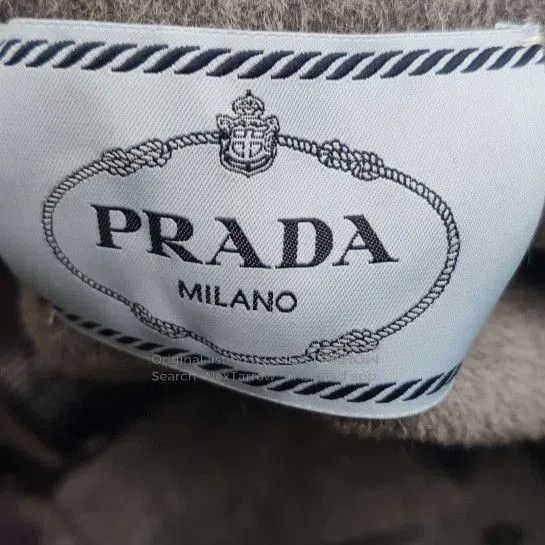 Prada Prada Grey Wool Blend Overcoat for Women . Size US M / EU 48-50 / 2 - 4 Thumbnail