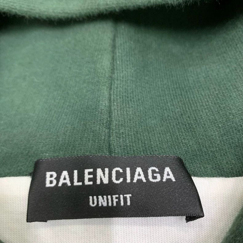 Balenciaga Balenciaga Green ripped destroyed hoodie sweatshirt Size US XS / EU 42 / 0 - 6 Thumbnail