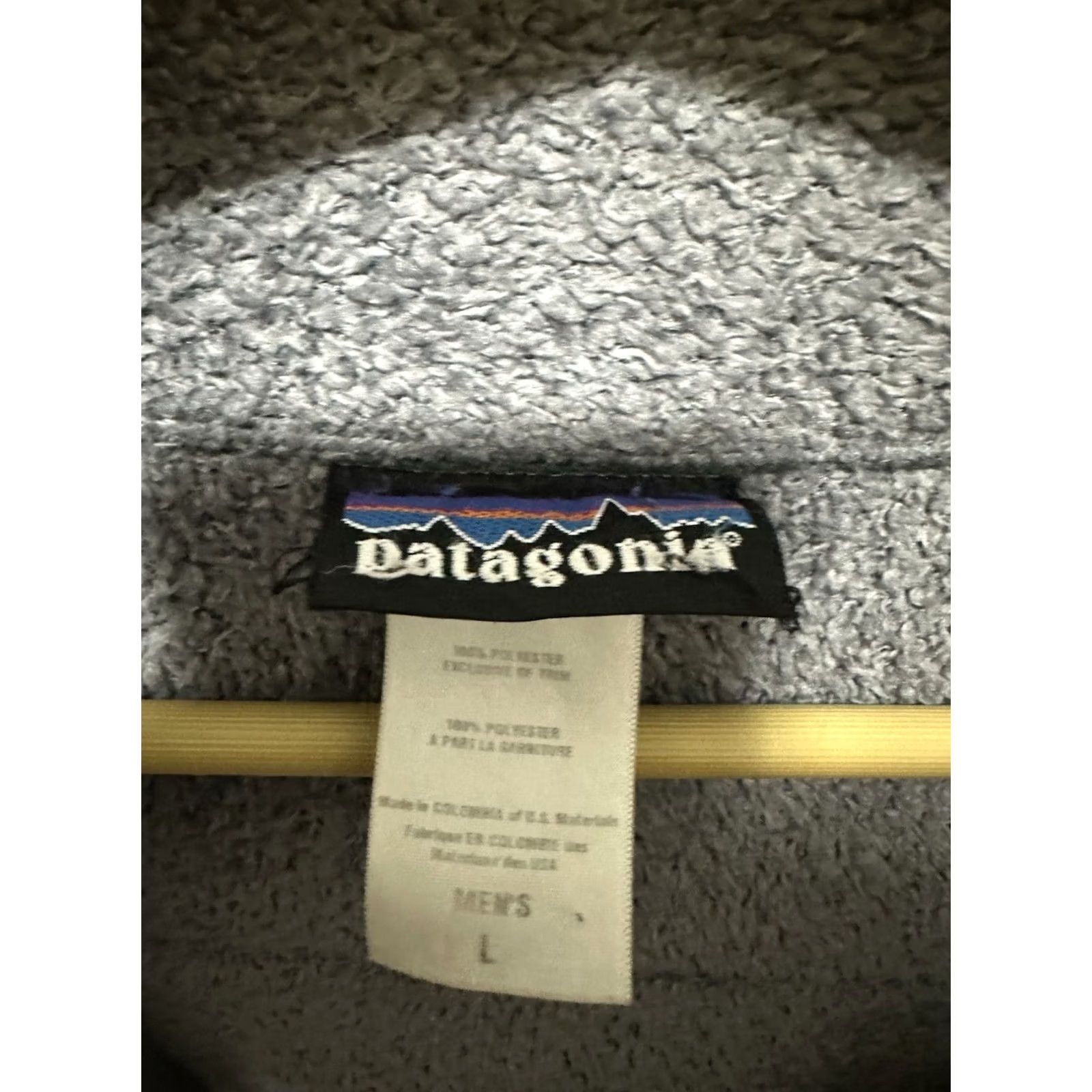 Patagonia VTG Patagonia Regulator R4 Polartec Deep Pile Full Zip fleece Jacket Size L Gray Mens Size US L / EU 52-54 / 3 - 4 Thumbnail