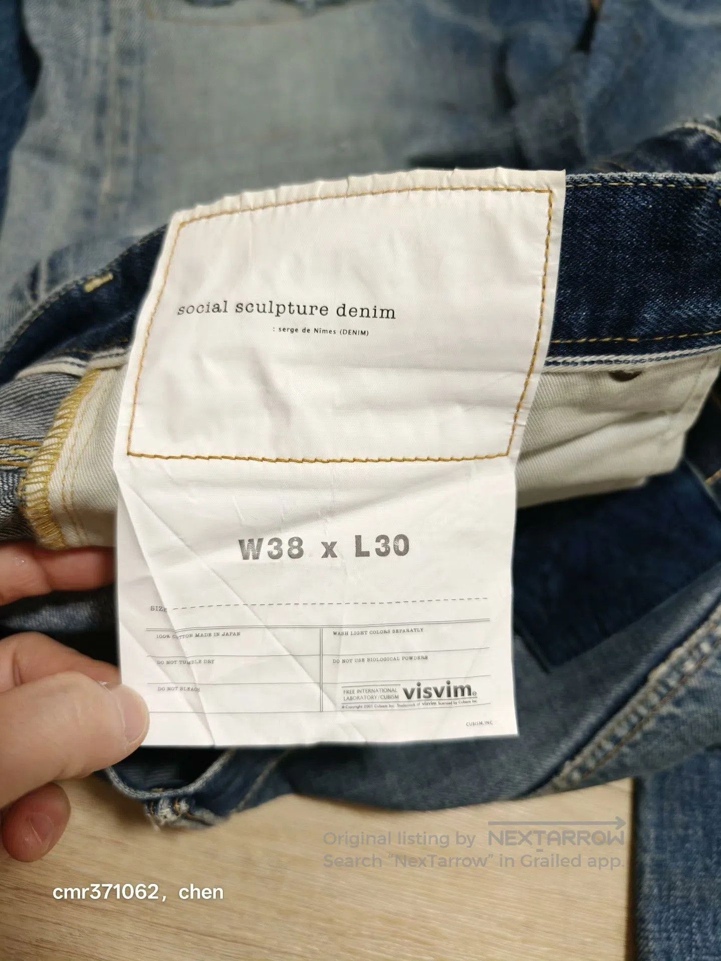 Visvim visvim 19ss Spot 03 D17 Distressed Jeans. Size US 38 / EU 54 - 7 Thumbnail