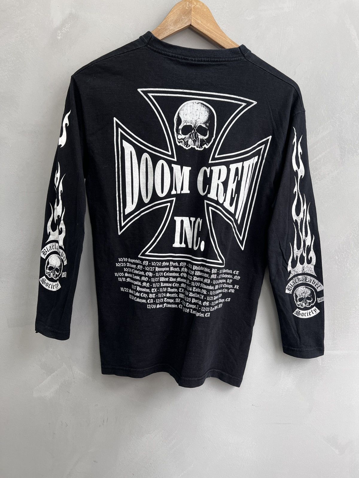 Vintage × West Coast Choppers Vintage BLACK LABEL SOCIETY Biker Choppers Long Sleeve Size US S / EU 44-46 / 1 - 1 Thumbnail