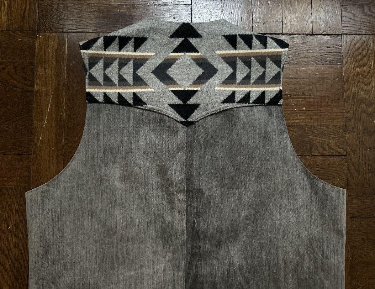 Pendleton Vintage Pendleton High Grade Western Wear Vest - Wool Denim Size US XL / EU 56 / 4 - 8 Thumbnail