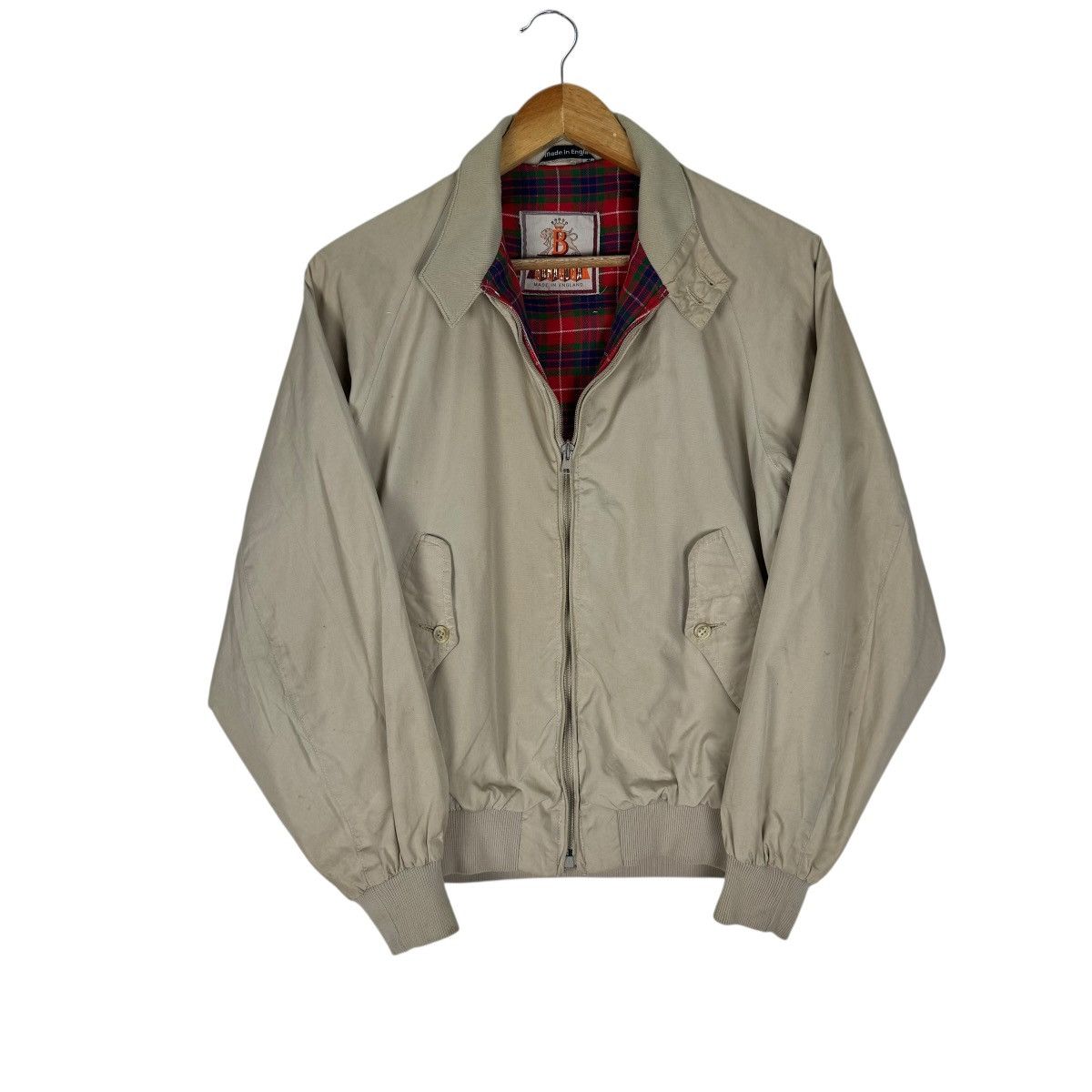 Baracuta 🌟90s BARACUTA G9 ENGLAND ZIPPER AERO HERRINGTON JACKET Size US S / EU 44-46 / 1 - 1 Thumbnail