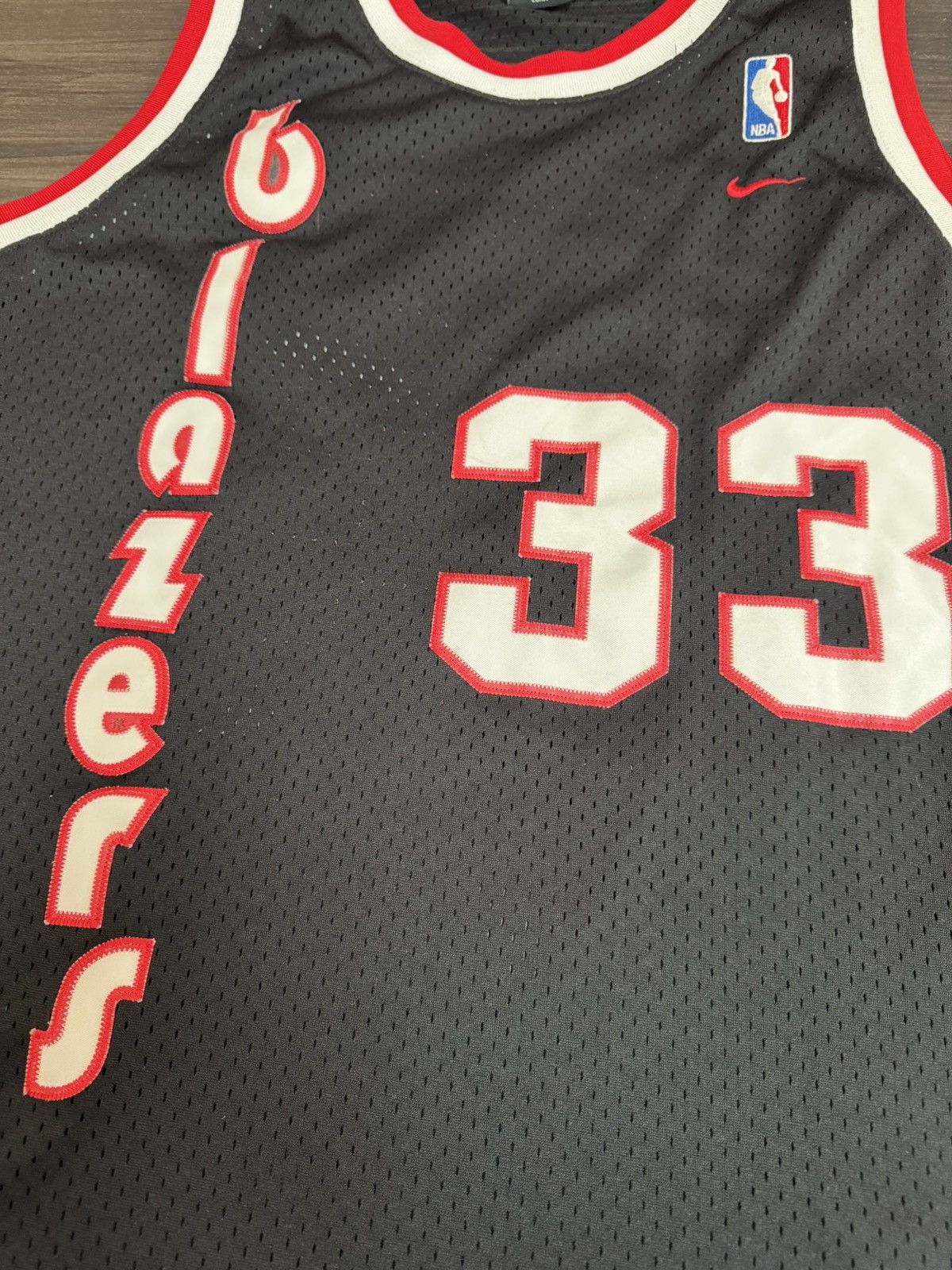 Nike Trail Blazers Shareef Abdul-Rahim #33 NBA Stitched Jersey Size US XXL / EU 58 / 5 - 3 Thumbnail