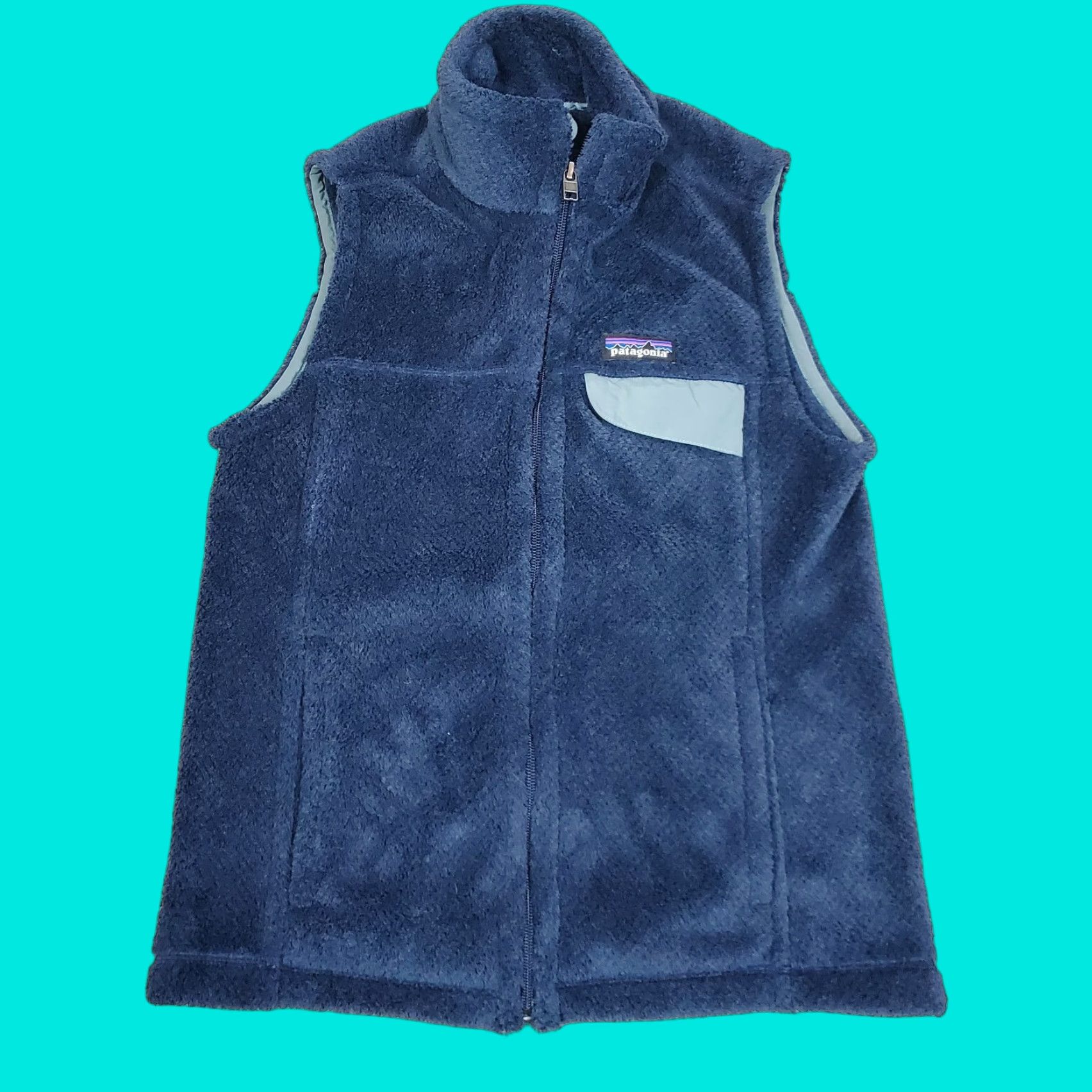 Patagonia Patagonia Vest Womens Small Blue Re Tool Fleece Jacket Full Zip Outdoors 25547 Size S / US 4 / IT 40 - 1 Thumbnail