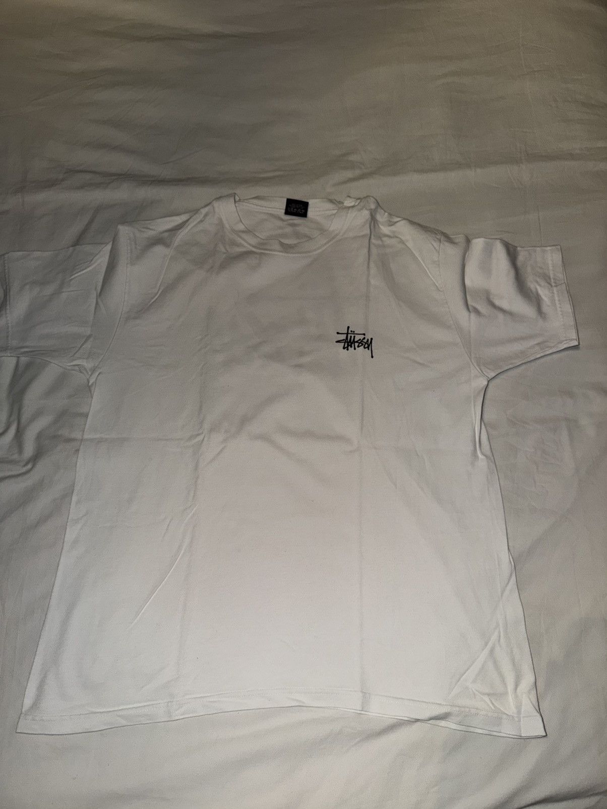 Stussy Stussy White logo Tee Size US L / EU 52-54 / 3 - 2 Thumbnail