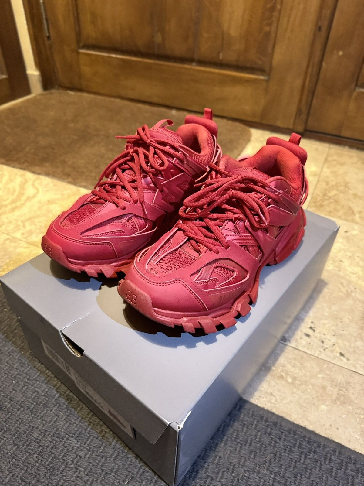 Balenciaga Balenciaga Track , red Size US 9 / EU 42 - 1 Thumbnail