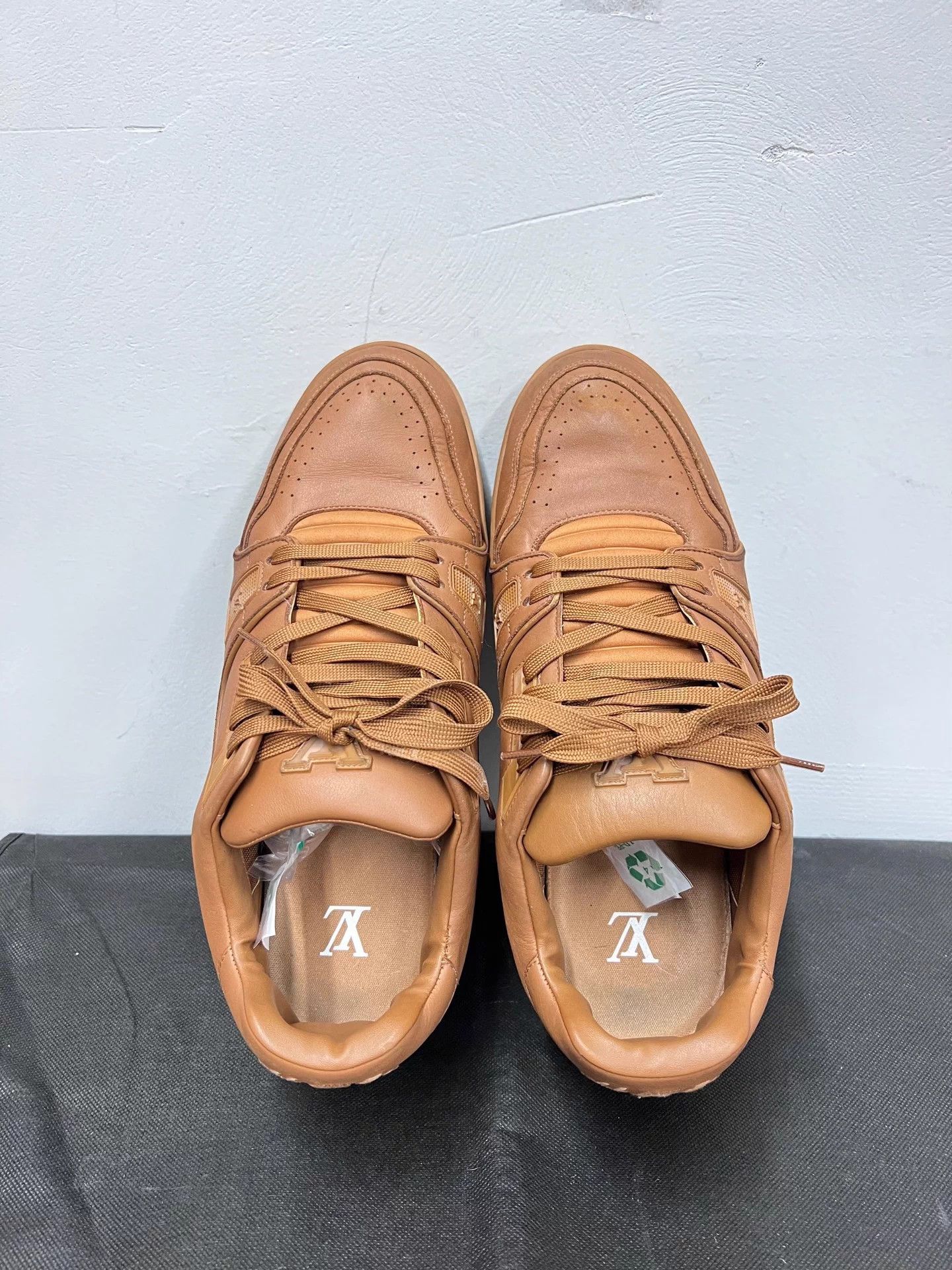 Louis Vuitton Lv Trainer Distressed Brown UK10/44 Size US 11 / EU 44 - 4 Thumbnail