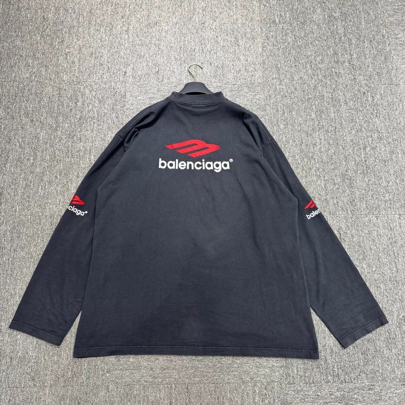 Balenciaga Balenciaga 3B Embroidered Shirt Size US L / EU 52-54 / 3 - 2 Thumbnail