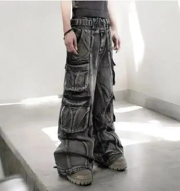 COZY WORLDWIDE ‖ BAGGY JEANS opium Opium Baggy Fit Rare Big Logo Jeans | eBay