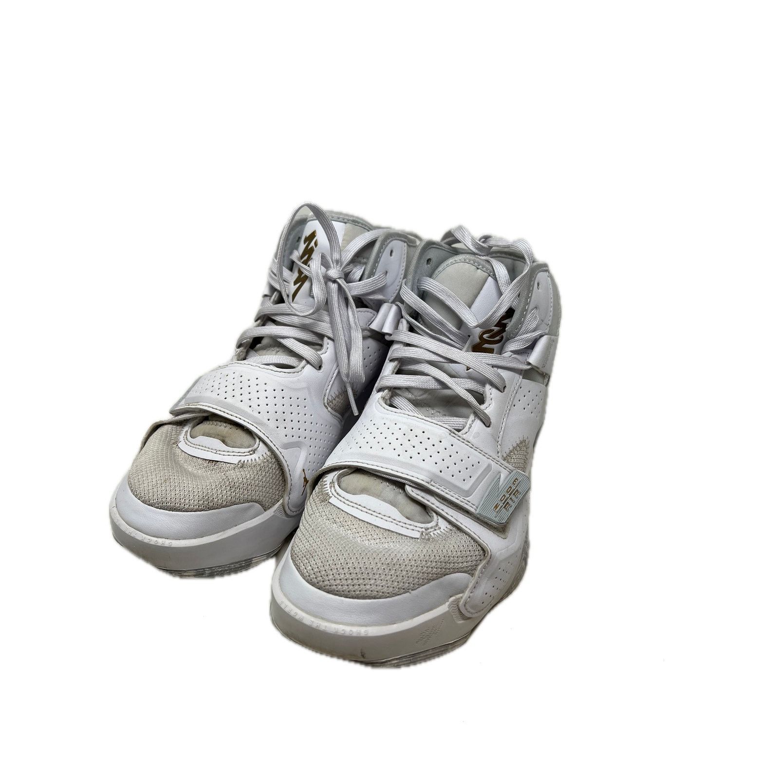 Nike Nike Jordan Zion 2 TB 'White Metallic Gold' Mens 10 Size US 10 / EU 43 - 1 Thumbnail