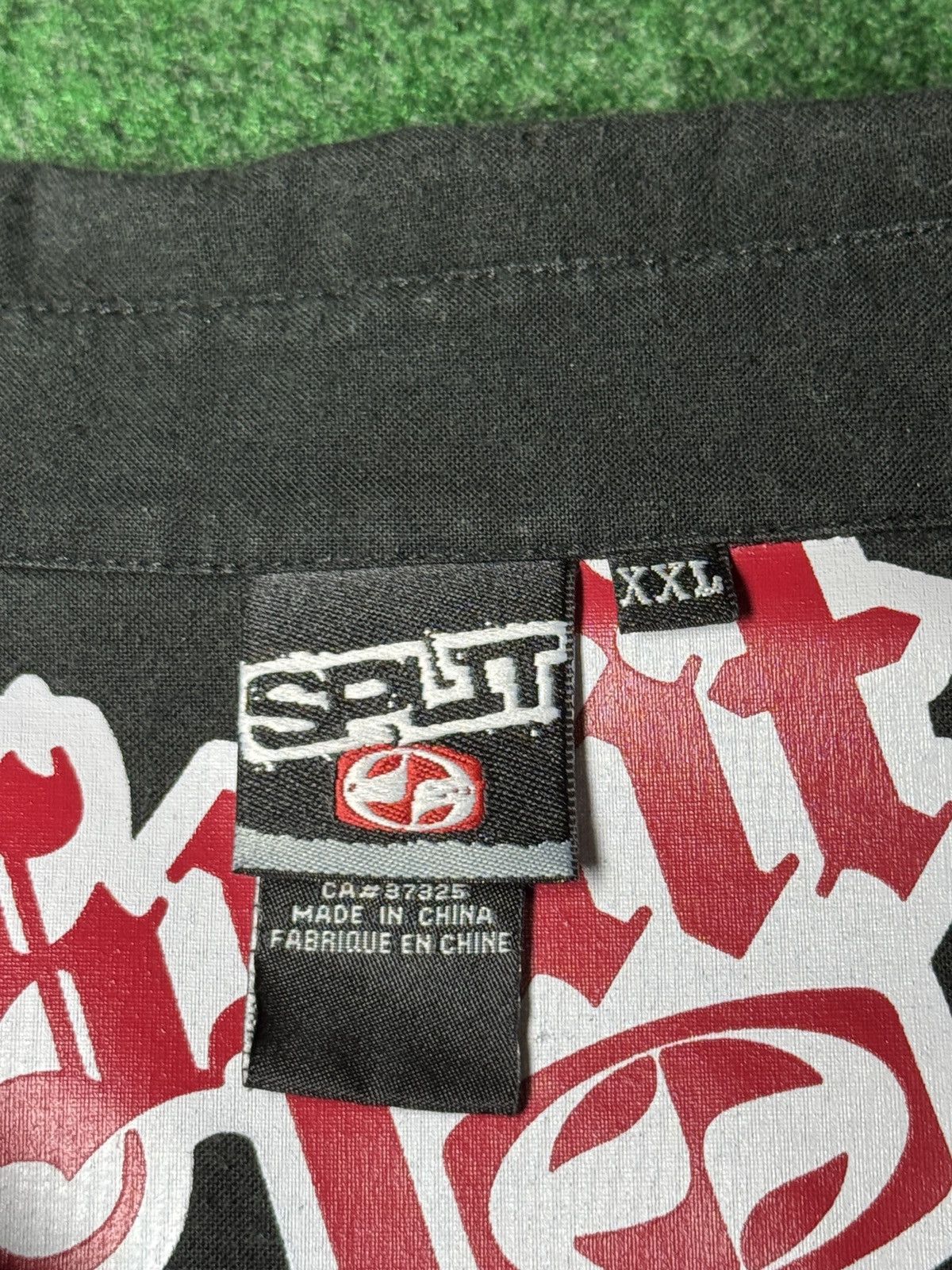 Split Split Vintage Button Up Skater Grunge XXL 90s Y2K Shirt Size US XXL / EU 58 / 5 - 3 Thumbnail