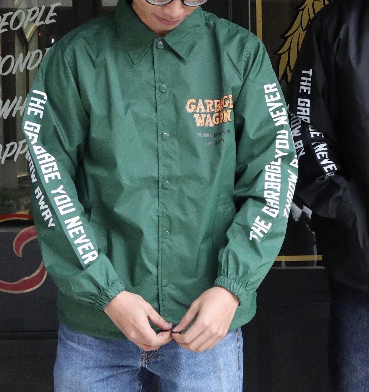 Japanese Brand GARBAGE WAGON Coach Nylon Jacket Size US L / EU 52-54 / 3 - 5 Thumbnail