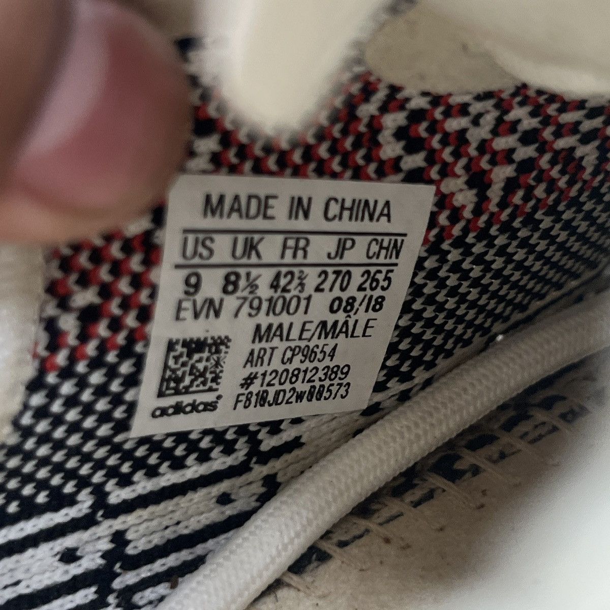 Adidas Yeezy boost 350 zebra Size US 9 / EU 42 - 8 Thumbnail