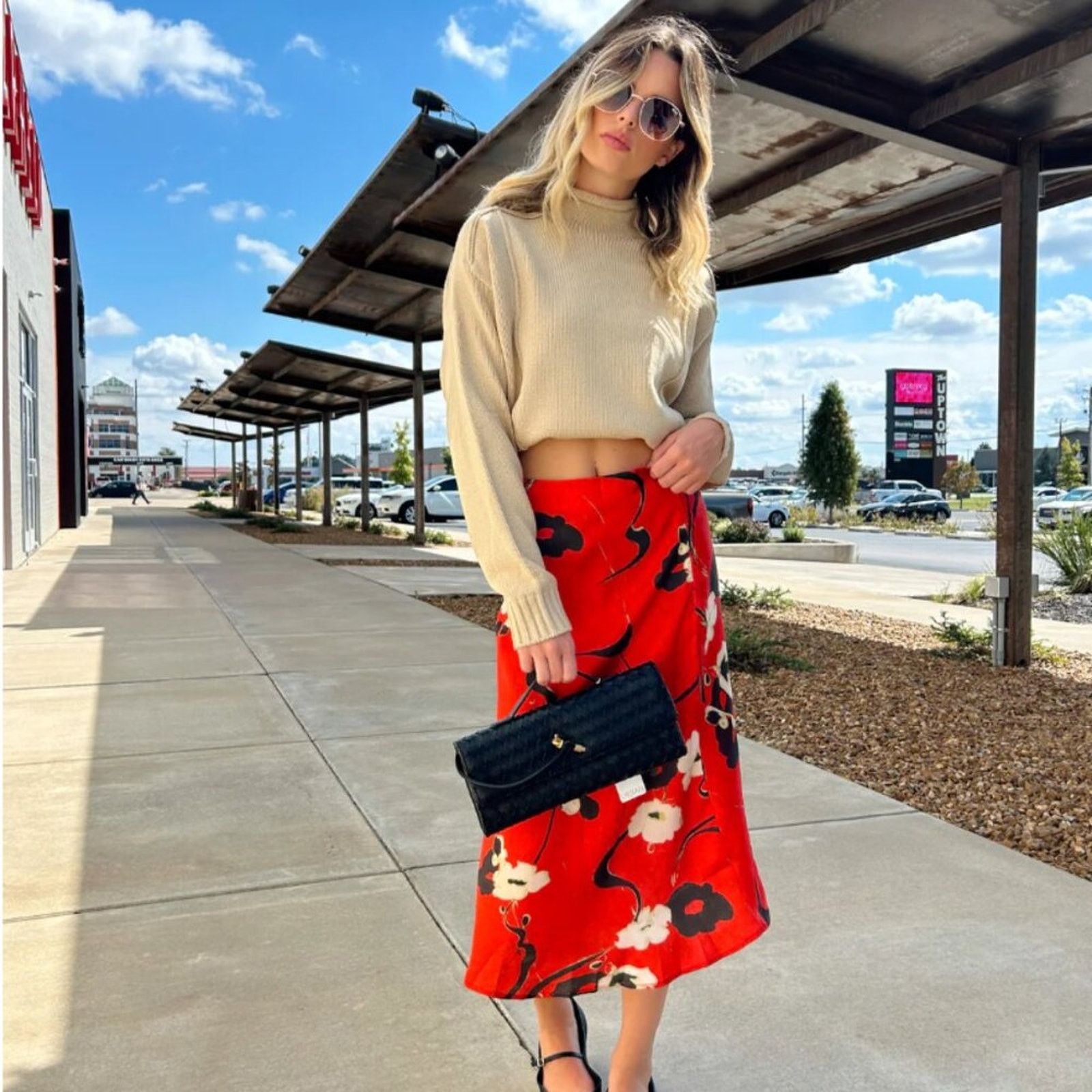 Zara ZARA Flowy Midi Skirt Size 34" / US 12 / IT 48 - 1 Thumbnail