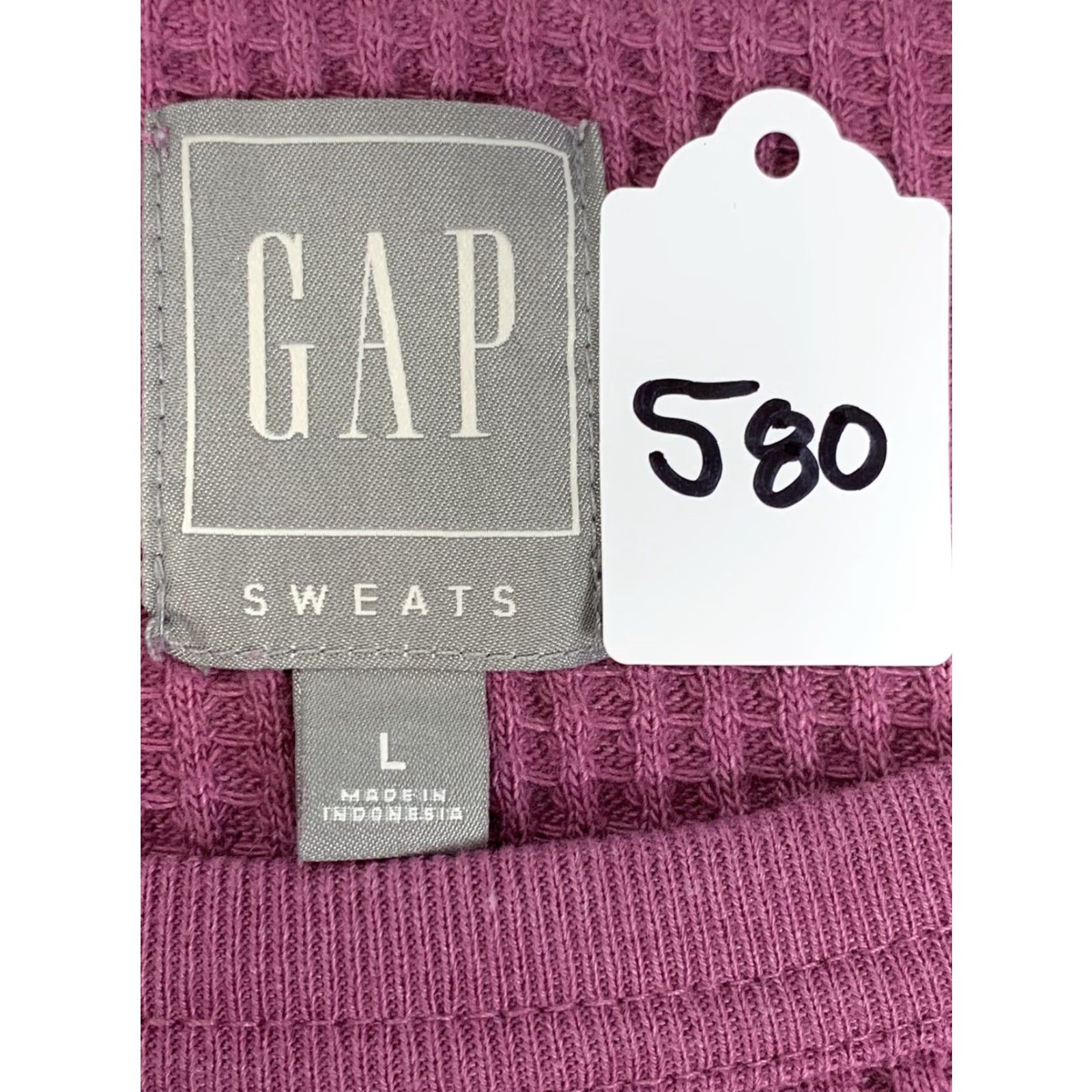 Gap GAP Womens Sweater L Pullover #580 Pink Crew Neck Long Sleeve Colorful Solid All Seasons Regular Size L Women Sweater Size L / US 10 / IT 46 - 7 Thumbnail