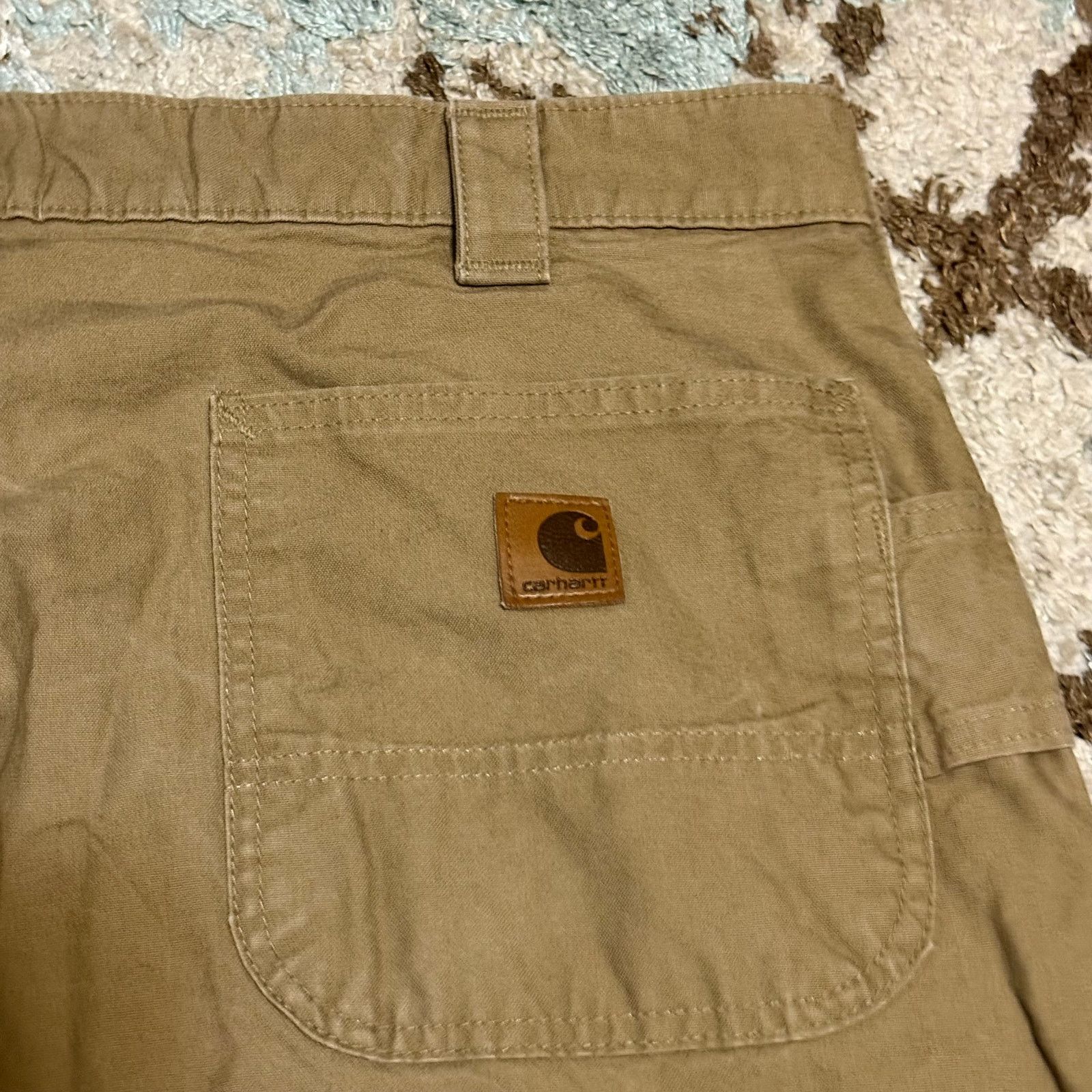Carhartt Carhartt B151 DKH Dark Khaki Carpenter Pants Size 38x30 Size US 38 / EU 54 - 4 Thumbnail