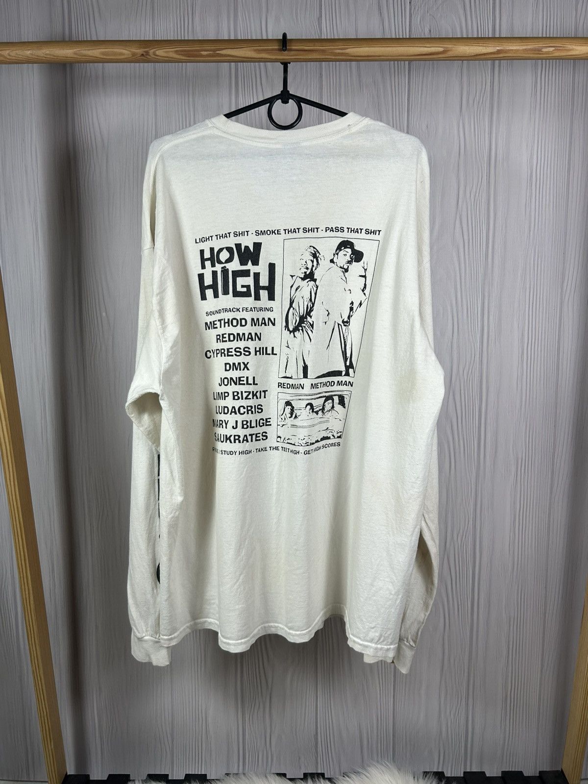 Gildan Vintage How High Got Blunt? 2001 Promo Movie Longsleeve Size US XL / EU 56 / 4 - 13 Thumbnail